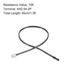 Rebower NTC Thermistor Probe 10K 40cm Waterproof Epoxy Temperature Sensor