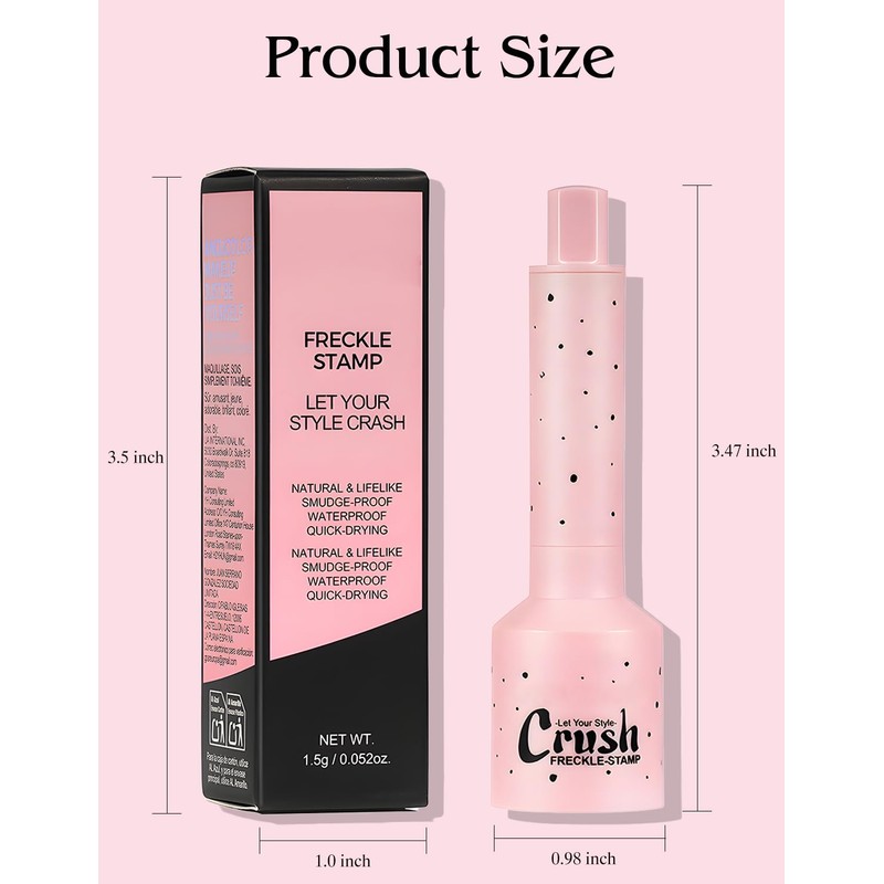 Wugbc Freckle Pen, Upgrade Liquid Fake Freckles Stamp Air Cushion,