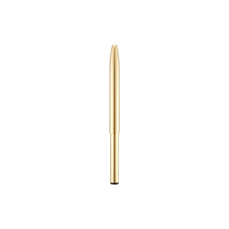 Hiroshima Prefecture 熊野 Makeup Brush o-torippuburasi Flat Type (Gold) Colin