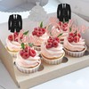 24 piezas de adornos para cupcakes para novios y novias