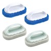 4 x Bathtub Tile Cleaning Sponge Brushes Scouring Pads Brushes