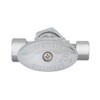 Eastman Quarter-Turn Dual Outlet 3-Way Stop Valve, 3/8 x 1/4