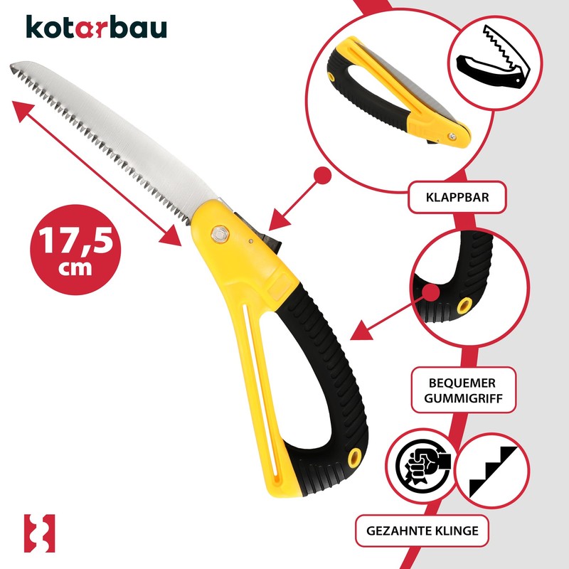 KOTARBAU® Folding Saw Garden Saw Hand Saw Wood Saw for