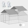 Chicken Coop Cover Waterproof, 11.5 * 6.5 FT Chicken Run