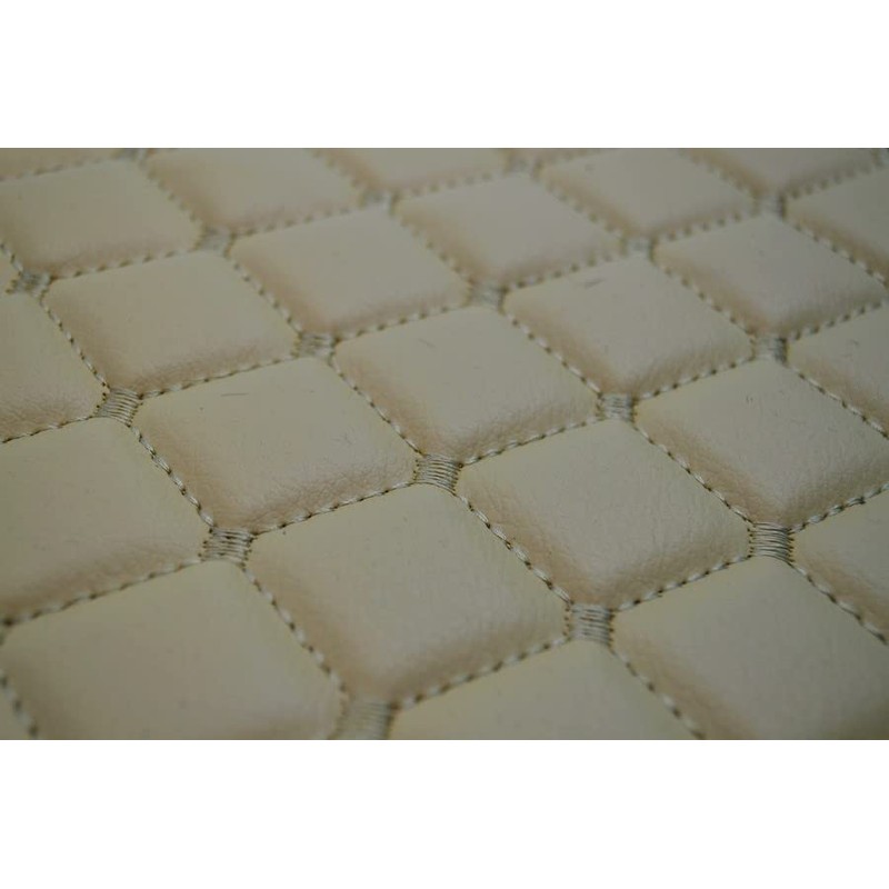 24/7Auto Beige Eco Leather Door Panels & Dashboard Mats for