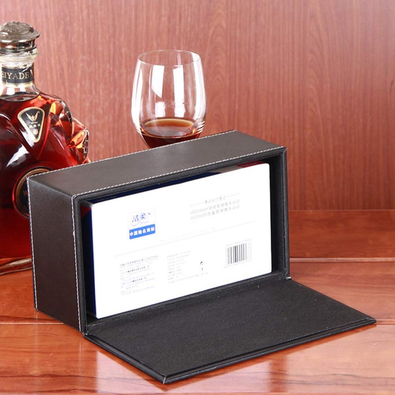/N Rectangular PU Leather Tissue Box Napkin Holder, Used in