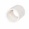 FangKingNo 10pcs 1" White PVC Pipe Coupling Adapter Pipe Fittings