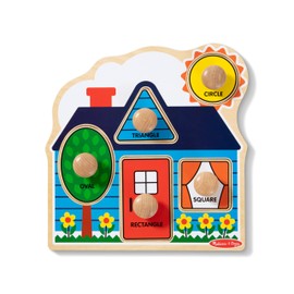 Melissa & Doug First Shapes Jumbo Knob Wooden Puzzle