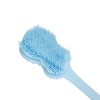 Bath Body Brush Guitar Shaped Long Handle Double Sides Exfoliating