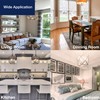 FLSNT 40W Equivalent LED Chandelier Light Bulbs, Dimmable Amber LED