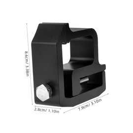 ULTECHNOVO 2pcs Heavy Duty Truck Cap Mounting Clamps Secure Ladder Rack Attachments for Truck Bed and Canopy Sturdy Reliable and Built to Withstand Tough Conditions