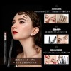 LIANGNISHI 4 Prong Eyebrow Pencil, Long Lasting and Fade-Resistant Multicolor