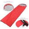 Adult Outdoor Envelope Sleeping Bag with Hood Waterproof for Camping