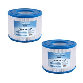 Finest-Filters Hot Tub Spa Water Filter Cartridges Compatible For Lay-Z-Spa, SaluSpa 90352E, Intex Type VI, Bestway (2 Pack of Hot Tub Water Filter Cartridges)