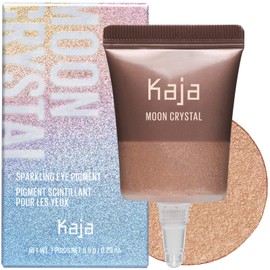 Kaja Eyeshadow - Moon Crystal | Sparkling Eye Pigment, Shimmering Bronze Finish, Highly Pigmented, Glitter, 01 Goddess, 0.29 Oz