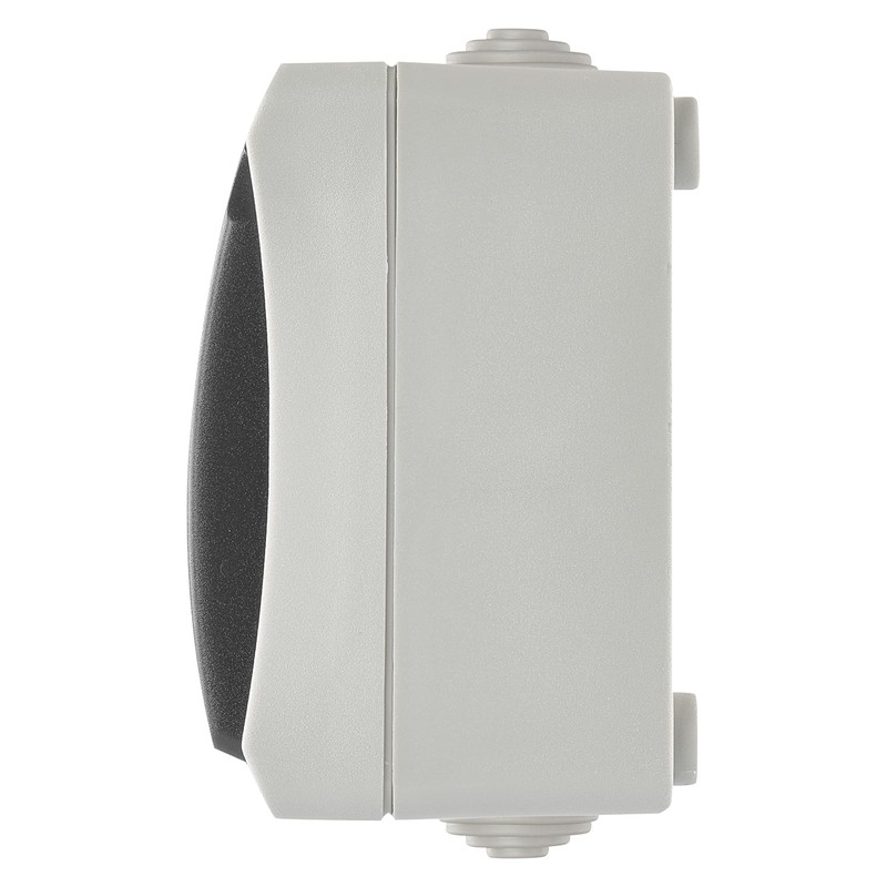 EMOS Toggle Switch and Socket with Protective Contact, Surface-Mounted Combination