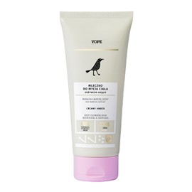 YOPE Shower Gel Cream | Nourishing | Hydrating | Neutral PH | Shea Butter | Vegan | no SLS | 98% Natural Ingredients| CREAMY AMBER 200ml