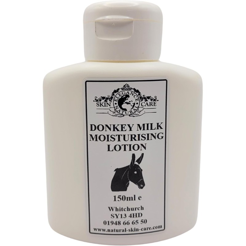 Donkey Milk Moisturising Lotion 150ml Elegance Natural Skin Care Gentle