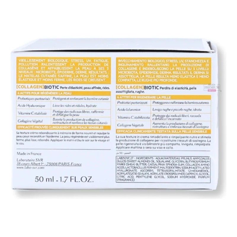 Svr Collagen Biotic Regenerating Bouncy Crema Facial