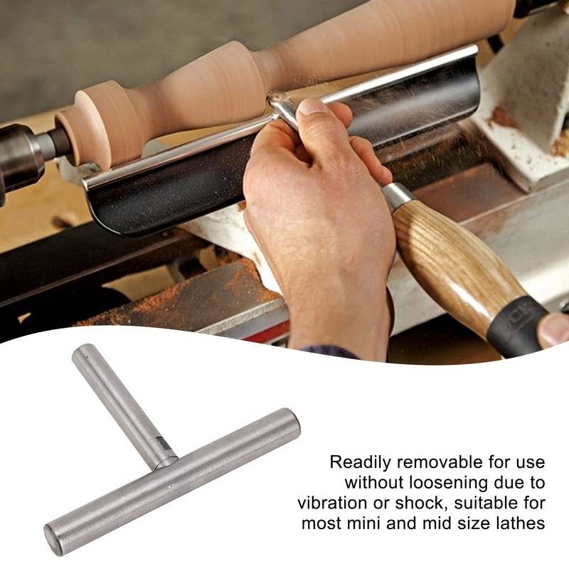 Wood Lathe Tool Rest 16mm Detachable 5/8in Diameter Column Lathe