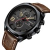Men Watch Quartz Chronometer Movement Business Casual Wrist Watch