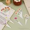 Framendino, 192 Pack Wildflower Cupcake Toppers Flower for Shower Wedding