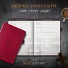 MITEPAS Leather Christian Bible Prayer Journal for Men – Undated