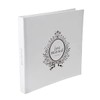 Santex Gästebuch/Fotoalbum in Weiss mit silbernem Aufdruck Just Married zur