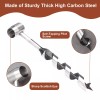 Kosibate Bushcraft Gear, Hand Auger Wrench for Easy Wood Drilling
