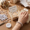 Baiinjiene 300pcs Large Square Letter Beads Acrylic A-Z Big Cube