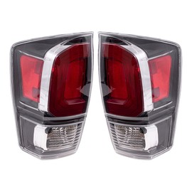 Brock Aftermarket Replacement Driver Left Passenger Right Combination Tail Light Assembly Without Black Bezel Compatible With 2020-2021 Toyota Tacoma Limited