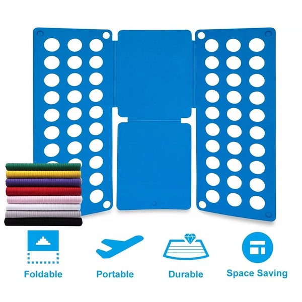 Unbranded Adjustable T-Shirt Clothes Fast Folder Folding Board Laundry Organizer