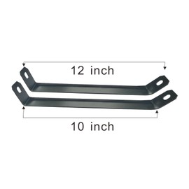 2006-86 Pair of Axle Brackets and Front Supports Compatible with True Temper 6 cu ft Wheelbarrows, Fits WB1006, WB1006FF, WB2006, WB2006FF, Heavy-Duty Replacement Kit