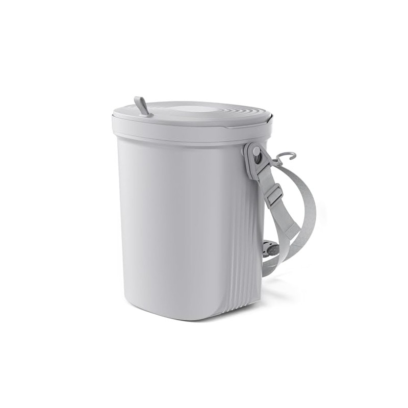 Mountable Kitchen Compost Bin for Counter Top or Under Sink,