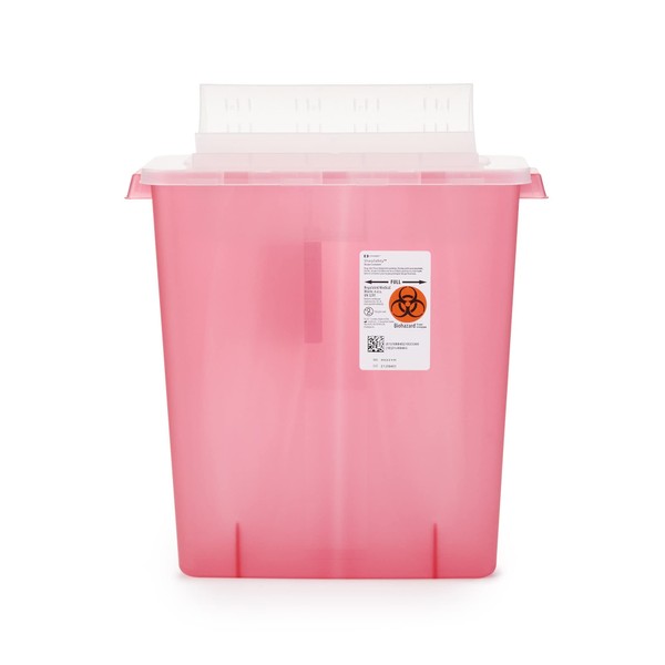 Units Per Case 10 Sharps - Sharpes Container 3gal Red Inroom Units Per Case 10 KENDALL HEALTHCARE PROD. 85221R by Kendall/Covidien