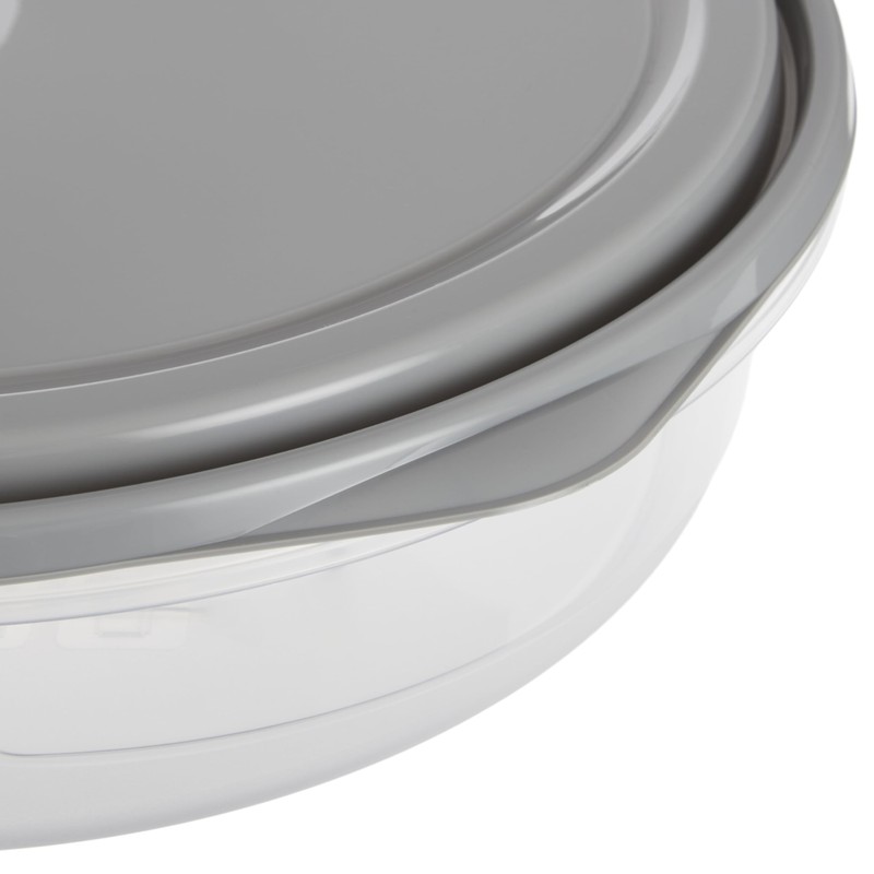 GoodCook EveryWare Extra Large 12 inch Round Container 2 pack,