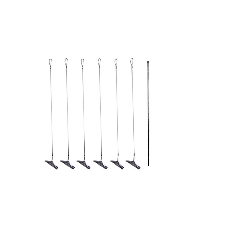6 x Duckbill 40-DB1 Earth Anchors 20" Long with Drive