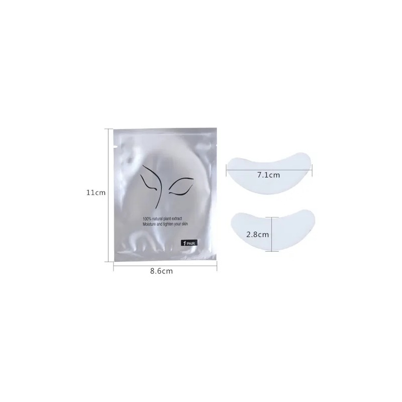 50 Pares Parches Hidrogel Para Extensión lifting Pestañas
