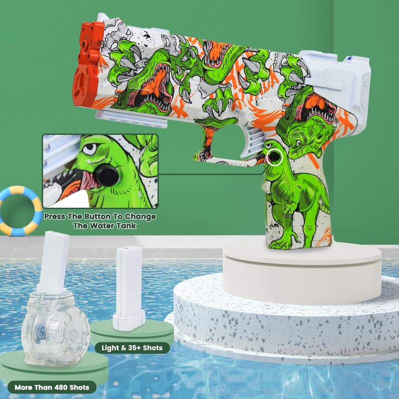 ENJOYS JOYFULLY Electric Water Gun for Adult & Kid,Automatic High
