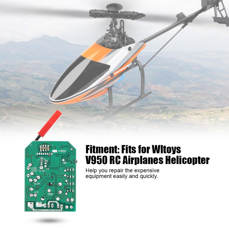 Receiver Replacement Fits for Wltoys V950 RC Airplanes Helicopter