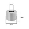 OTOTEC 8Pcs 304 Stainless Steel Spacer Sleeve M8 Unthreaded Bushing