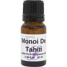 Monoi de Tahiti Fragrance Oil by Eclectic Lady, 10 ml Premium, Long Lasting Diffuser Oils, Aromatherapy