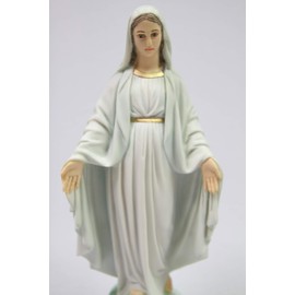 Vittoria Collection 12 Inch Our Lady of Grace Italian Statue Sculpture Figurine Made in Italy Indoor Outdoor Garden