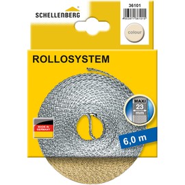 Schellenberg Maxi 23 mm Width/12 M 31101 Strap for Roller Shutter for Window System, 36101