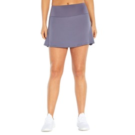 Marika Women's Carla High Rise Back Pocket Skort, Blue Granite