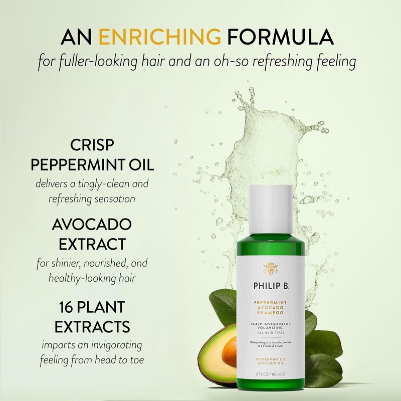 PHILIP B. PEPPERMINT & AVOCADO SH. 60ML