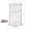 STORi Bella Stackable Clear Plastic Hair Accessory Organizer Set |