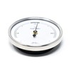 Fischer 151CR Raumthermometer - 68 mm Bimetall-Thermometer - Kunststoffgehäuse Silber