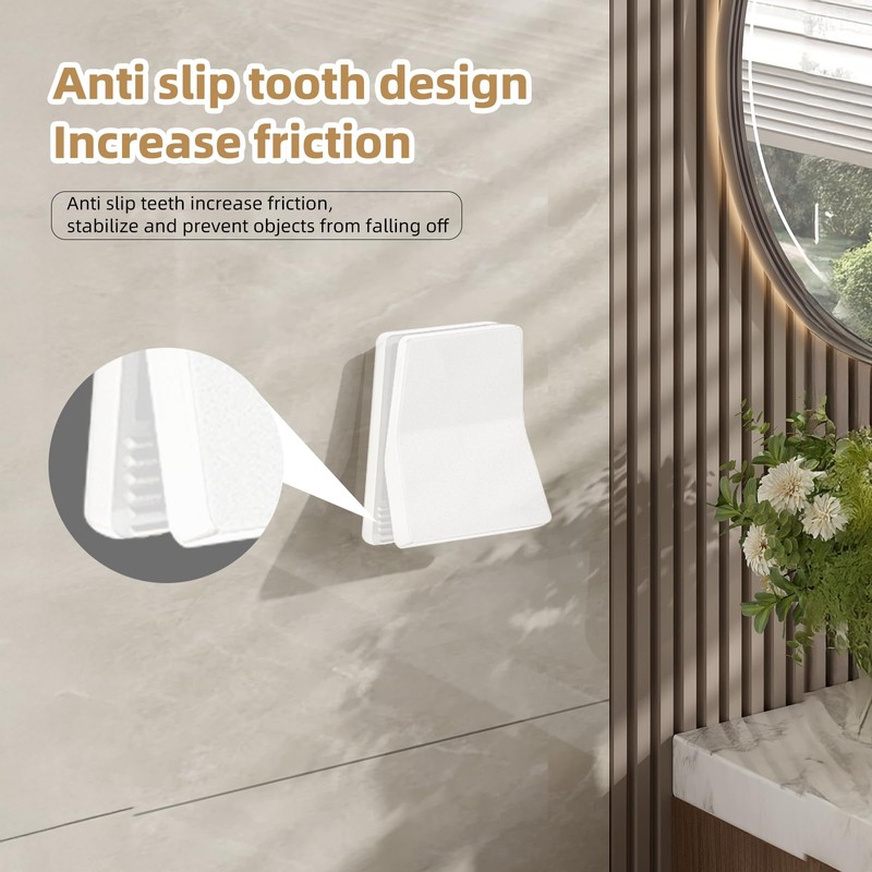 IOMDRWU 6 Pcs Large Self Adhesive Clips, Tapestry Hanger, Wall