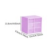 Perfeclan Mini Drawer Organizer Beads Organizer Box Jewelry Storage Case